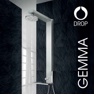 Sprchový panel GEMMA ROUND by Drop Italy